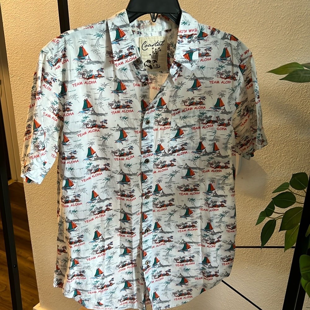 Hawaiian Collared Button Down Shirt